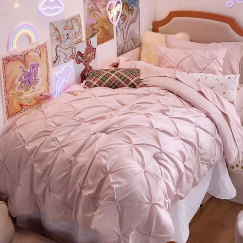 Miniatura 37 de Bedsure - Juego de edredón tamaño matrimonial verde azulado - Juego de ropa de cama tamaño matrimonial en una bolsa de 7 piezas, juego de cama 14