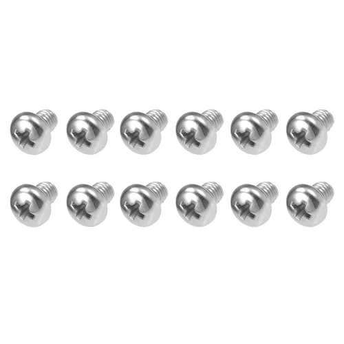 Miniatura 6 de METALLIXITY Tornillos de máquina (M1.0.236 x 0.079 in), 50 unidades, pernos Phillips cruzados de acero inoxidable 304, para instalación de muebles