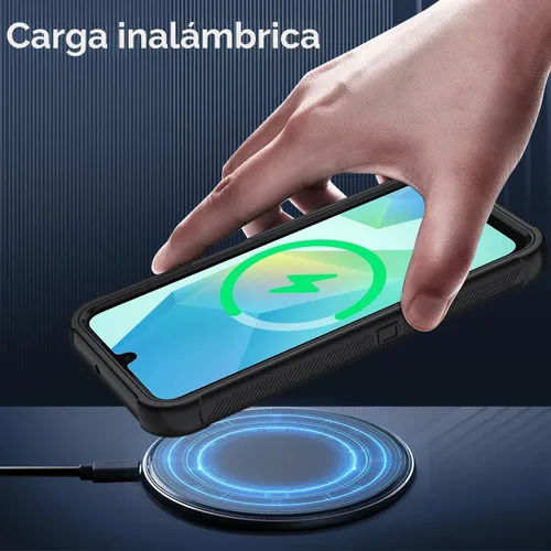 Miniatura 5 de Funda para Samsung Galaxy A16 5G: Cubierta de Teléfono a Prueba de Golpes de 3 Capas con Protector de Pantalla HD, Protección Híbrida Protectiva