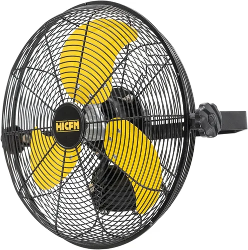 Miniatura 8 de HiCFM Ventilador de pared industrial de 2500 CFM de 12 pulgadas, ventilador de pared de alta velocidad de 3 velocidades con motor de carcasa IP44