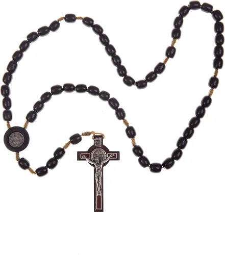 Miniatura 2 de Intercession Mens Large St Benedict Wood Rosary
