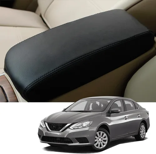 Miniatura 12 de Blazeray Funda de cuero para consola central automotriz para Nissan Altima 2019 2020 2021 2022 2023, de piel, impermeable, antiarañazos, funda
