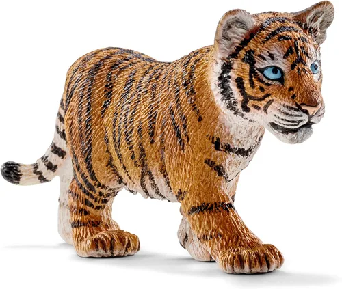 Schleich Vida salvaje, figura de animal, juguetes de animales para niños y niñas de 3 a 8 años, cachorro de tigre, a partir de 3 años