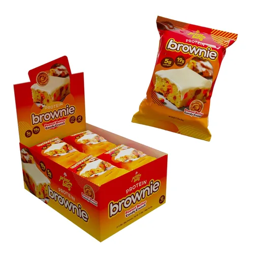 Miniatura 17 de Prime Bites Brownie Proteico de Alpha Prime Supplements Alto en Proteína, Golosina Baja en Azúcar Fortificada con Colágeno Delicioso Bocadillo