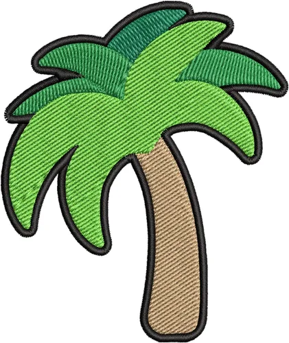 Palmera – Parche bordado Super Rad de primera calidad para planchar o coser – Barco náutico Relax Sun & Sand Beach – Divertido emblema de