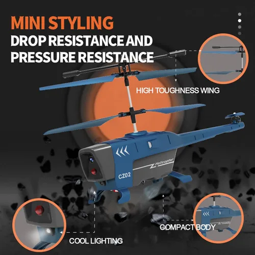 Miniatura 7 de GoolRC Helicóptero de control remoto, helicóptero RC de 3.5 canales con giroscopio para principiantes, avión RC volador para interiores y exteriores