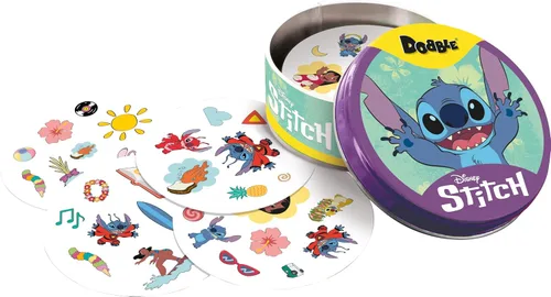 Miniatura 4 de Asmodee Dobble Disney Lilo and Stitch Family Card Game Ages 6+ 2-8 Players 15 Minutes Playing Time