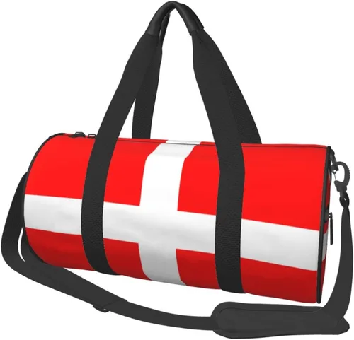 CARRDKDK Bolsa cilíndrica de viaje de gran capacidad, bonita bolsa de deporte de gimnasio que puede sostener zapatos para mujeres y hombres, bolsa