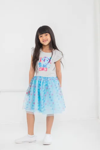 Miniatura 2 de Blue's Clues & You! Vestido de manga corta de tul para niñas