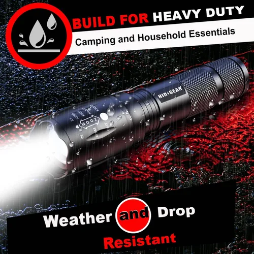Miniatura 6 de Linternas de alto lúmenes, 6 unidades, linterna LED de 1 modo súper brillante, linterna de bolsillo pequeña a granel, luz táctica resistente al agua