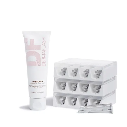 DERMAFLASH ESSENTIALS Kit de reposición de dermaplaning para mujer (compatible solo con la herramienta de dermaplaning DERMAFLASH LUXE+)