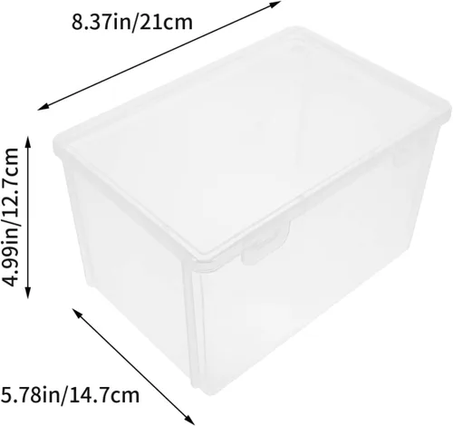 Miniatura 7 de UPKOCH Contenedor de pan hermético para almacenamiento de pan, caja de tostadas, dispensador de pan y pasteles, dispensador de ahorro transparente