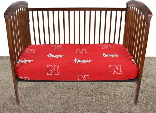 Miniatura 3 de Nebraska Cornhuskers - Sábana bajera ajustable para cuna