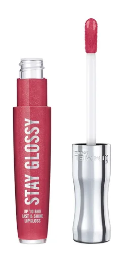 Miniatura 36 de Rimmel Stay Glossy Brillo de labios - Fórmula ligera y no pegajosa para color y brillo de labios - 130 Blushing Belgraves,.18oz Belgraves sonrojados