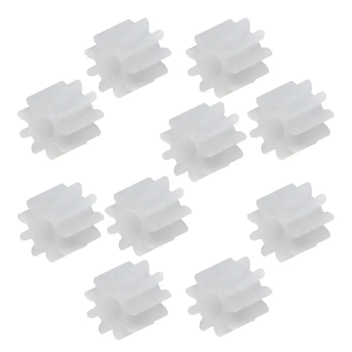 Miniatura 6 de Othmro Engranajes de plástico 9 dientes modelo 092A engranaje de reducción engranajes de gusano de plástico para RC coche robot motor 2A 9 dientes