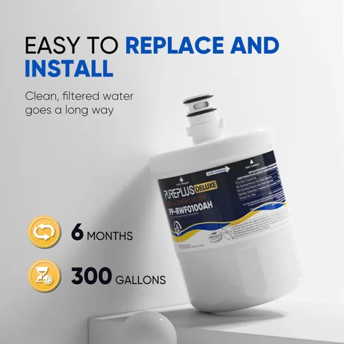 Miniatura 6 de PUREPLUS Filtro de Agua para Refrigerador Certificado NSF/ANSI 401, 53, 42 y NSF P473 de Reemplazo para LG LT500P, ADQ72910901, GEN11042FR-08