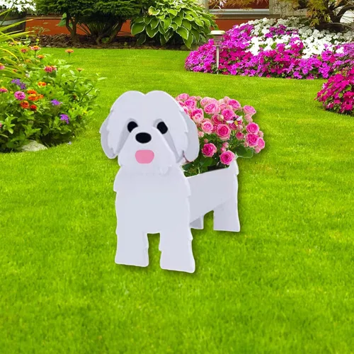 Miniatura 66 de Maceta de Perro English Springer Spaniel, Macetas de Plantas, Bonita Maceta de Jardín para Perros, Macetas de Perro Regalos de Cumpleaños