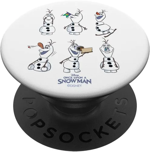 Disney Once Upon a Snowman Expressions of Olaf PopSockets Agarre y soporte para teléfonos y tabletas