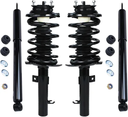 Miniatura 25 de Detroit Axle - Amortiguadores de puntales para Nissan Sentra 2007-2012 [Base S SL SR] Puntales delanteros completos con amortiguadores traseros