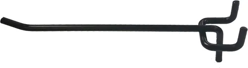 Miniatura 2 de FixtureDisplays® 20PK Gancho de metal de 4 "Gancho de alambre de metal Pegwall Gancho de alambre negro para Metal Pegboard 18477-20PK-NPF