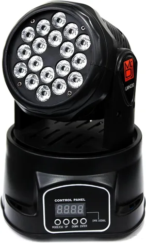 Miniatura 8 de MR DJ USA - LMH230 100W RGBW 18-LED Cabeza móvil DJ Luz
