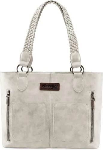 Miniatura 15 de Wrangler Bolso de mano desgastado para mujer, bolso occidental con múltiples bolsillos, bolso de mano y bolso de hombro