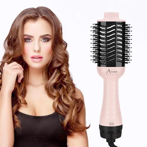 Miniatura 8 de Aima Beauty Cepillo secador de pelo voluminizador de un solo paso, cepillo de aire caliente mejorado 4 en 1 para menos encrespamiento, más brillo