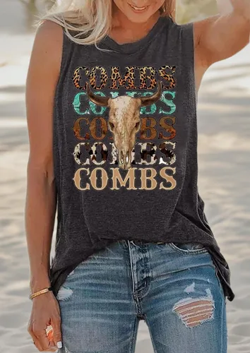 Miniatura 5 de Long Live Cowboys - Camiseta sin mangas para mujer, casual, sin mangas, vintage, música country, divertida impresión gráfica, chaleco sin mangas