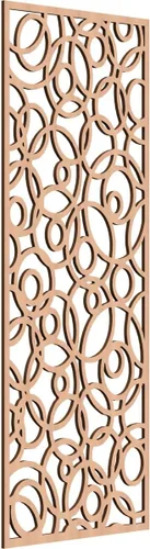 Miniatura 110 de Latrobe Paneles de pared decorativos de madera con calado, 9 3/8 pulgadas de ancho x 24 3/8 pulgadas de alto x 3/8 de alto, roble rojo rojo (Red Oak)