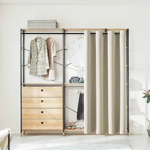 Miniatura 9 de ChrisDowa - Cortinas opacas para privacidad, con ojales, para puerta, dormitorio, armario, con aislamiento térmico, cortina separadora de ambientes