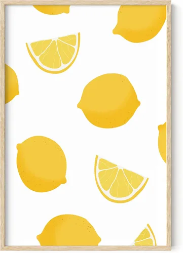 Miniatura 24 de HAUS AND HUES Fruit Art - Imagen de melocotón, decoración de pared de cocina, impresión de baño (marco beige, 24 x 36)