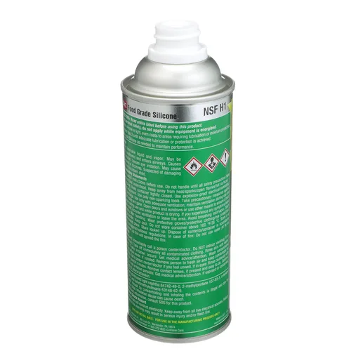 Miniatura 6 de CRC Silicona de grado alimenticio, 10 onzas de peso, lubricante de silicona multiusos para aplicaciones de alta temperatura, spray de aerosol
