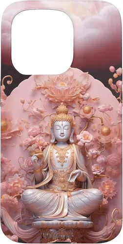 Miniatura 14 de iPhone 16 Pink Buddha - Lotus Flower - Spiritual Buddhism Buddhist Case