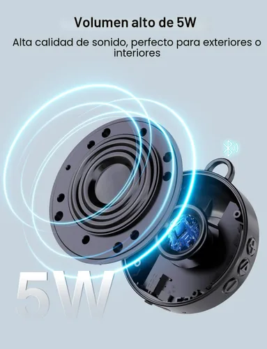 Miniatura 7 de Altavoz Bluetooth portátil Onforu para bicicleta, impermeable IP65, mini altavoces de ducha al aire libre para viajes, altavoz inalámbrico