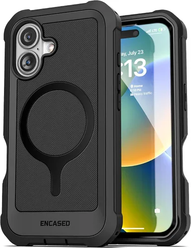 Miniatura 13 de ENCASED Funda compatible con iPhone 15, protección de grado militar con cobertura de cuerpo completo resistente de 360 grados (iPhone 15)