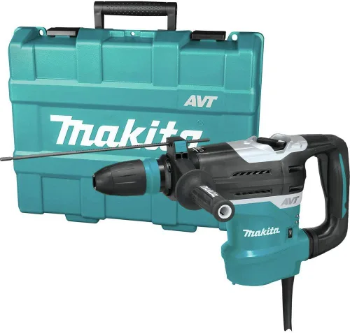 Makita HR4013C Martillo rotativo SDS-MAX AVT de 1-9/16" con bonificación HR2663 Martillo giratorio SDS-PLUS AVT de 1" con extractor de polvo HEPA