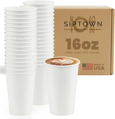 Miniatura 11 de Vasos de papel de 4 onzas, paquete de 1000 unidades para café y espresso, 1000 unidades a granel para el hogar, oficina, restaurantes y fiestas