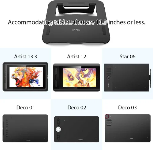 Miniatura 5 de XPPen AC42 - Soporte para tableta gráfica, soporte para portátil y dispositivo móvil para XPPen Artist10 2nd, Artist12, Artist13.3 Pro, Artist13.3