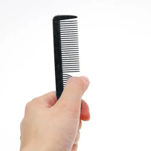 Miniatura 5 de 1/3 paquetes de peine de cola de rata, peine de cola fina profesional, cola de rata, fibra de carbono, resistente al calor, peines con cola
