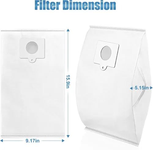 Miniatura 4 de Bolsas de vacío tipo Q/C HEPA 53292 para Kenmore 600 Series BC4039 400 Series 200 Series 700 Series 800 Series 81214 81414 81615 81714 5055 50557
