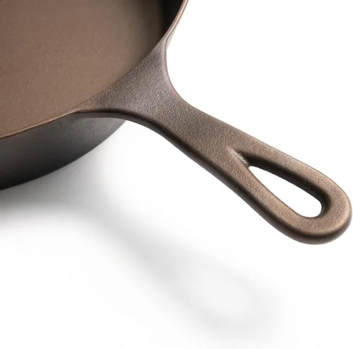 Miniatura 4 de Lancaster Cast Iron Sartén No. 10 - Sartén de hierro fundido pre-sazonada de herencia de 11-5/8 pulgadas - Fabricada en Estados Unidos