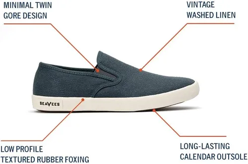 Miniatura 7 de SeaVees Tenis de moda Baja sin cordones para mujer
