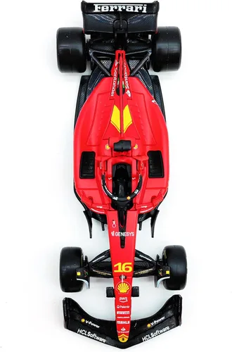 Miniatura 8 de 1/43 F1 2023 SF23 16# Charles Leclerc Scuderia SF23 55# Carlos Sainz aleación coche fundido a presión modelo modelo regalo (1/43 SF23 Monza #16)