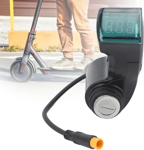 Miniatura 6 de Alomejor Cerradura eléctrica del interruptor del manillar de la vespa de 10 pulgadas, construcción del ABS, pantalla digital de la energía