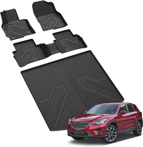 Miniatura 13 de LASFIT - Tapete de carga 3D para maletero de Volkswagen VW2018-2024 (ajuste 5 asientos), protección para todo tipo de clima, tapete de TPE de alta