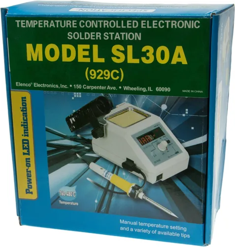 Miniatura 6 de Elenco Pantalla LED de estación de soldadura y temperatura controlada