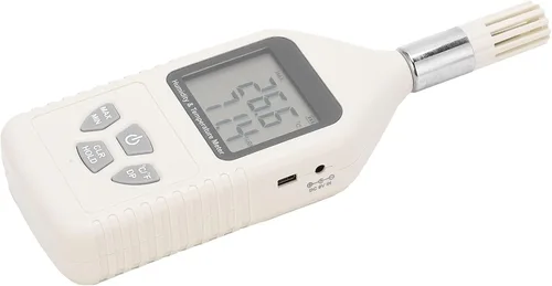Miniatura 8 de Hyuduo GM1360A Digital Thermometer Hygrometer Handheld Temperature Humidity Meter with Large LCD Screen Dual Sensors for Factory Lab Warehouse