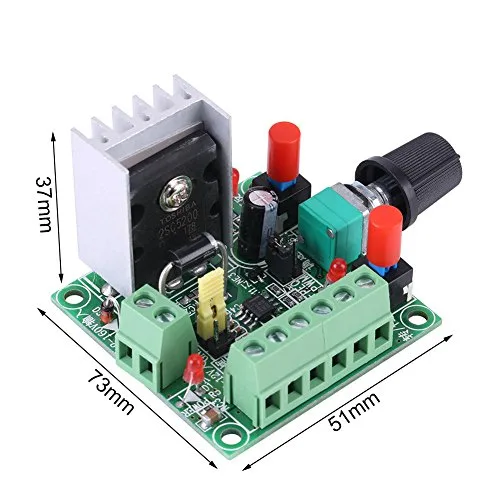 Miniatura 4 de Regulación de frecuencia ajustable del tablero del regulador de velocidad del generador de impulsos PWM del controlador del motor paso a paso
