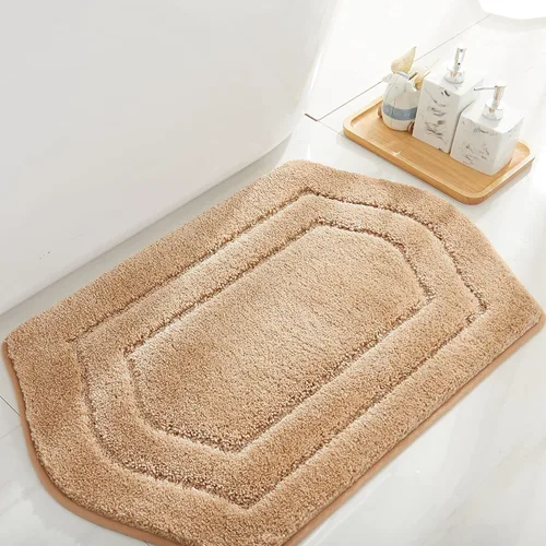 Miniatura 8 de COSY HOMEER Alfombras de Baño Extra Gruesas para Baño - Juegos de Alfombras Antideslizantes de Lino de Baño Suave Felpa 100% Poliéster Fuerte Sala