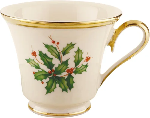 Miniatura 9 de Lenox 853763 Juego de 4 tazas apilables de vacaciones, Vajilla de Navidad, para recibir invitados